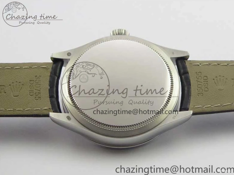 Date BP Markers Leather Real Strap Black Black on Edition Maker 50519 Sticks Dial SS Best SA3165 Cellini 0320